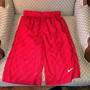 LIKE NEW Nike DriFit red shorts